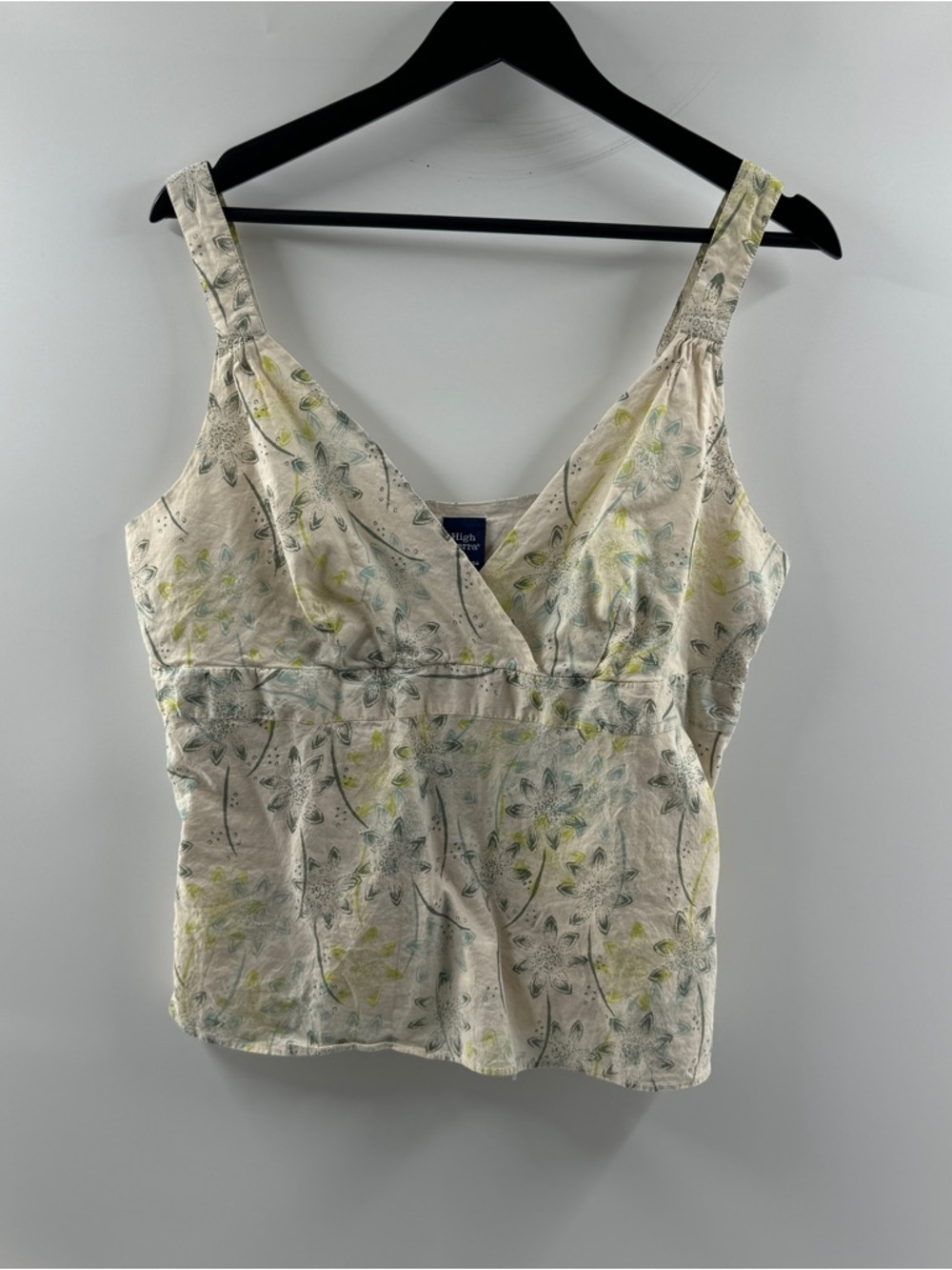 High Sierra Cream Floral Tank Top – Women’s XL